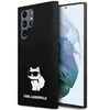 Samsung Galaxy S24 Ultra Karl Lagerfeld silikoninis dėklas Choupette (KLHCS24LSNCHBCK) juodos spalvos