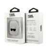 Karl Lagerfeld silikoninis Choupette dėklas skirtas AirPods 1/2 Cover - Baltas
