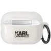 Apple AirPods Pro 2 Karl Lagerfeld Ikonik Karl Lagerfeld (KLAP2HNIKTCT) ausinių dėklas skaidrus