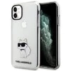Apple iPhone 11 / XR Karl Lagerfeld dėklas Ikonik Choupette (KLHCN61HNCHTCT) skaidrus
