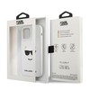 Karl Lagerfeld Karlas Lagerfeldas KLHCP12LSLCHWH „iPhone 12 Pro Max 6,7 colio“ hardcase balta/balta Silicone Choupette