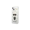 Dėklas Karl Lagerfeld KLHCP13SHFLT IPHONE 13 MINI 5.4 "TRANSPARENT/TRANSPARENT FLOWER IKONIK KARL