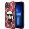 Apple iPhone 13 Karl Lagerfeld dėklas Monogram Ikonik Patch raudonos spalvos