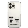 Apple iPhone 13 Pro Karl Lagerfeld dėklas Karl&amp;Choupette baltos spalvos