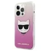 Apple iPhone 13 Pro Max Karl Lagerfeld dėklas Choupette Head (KLHCP13XCTRP) rožinės spalvos