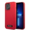 Apple iPhone 13 Pro Karl Lagerfeld dėklas Silicone Plaque raudonos spalvos