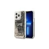 Apple iPhone 13 Pro Max Karl Lagerfeld dėklas Liquid Glitter Gatsby (KLHCP13XLGGKBK) juodos spalvos