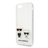Dėklas Karl Lagerfeld Transparent Karl &amp; Choupette Case for iPhone 13 Pro / 13 - Transparent