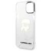 Dėklas Karl Lagerfeld KLHCP14MHNIKTCT IPHONE 14 PLUS / 15 PLUS 6.7 "TRANSPARENT HARDCASE IKONIK Karl Lagerfeld