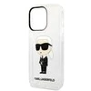 Apple iPhone 14 Pro Karl Lagerfeld dėklas IML NFT Ikonik (KLHCP14LHNIKTCT) skaidrus