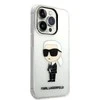 Apple iPhone 14 Pro Karl Lagerfeld dėklas IML NFT Ikonik (KLHCP14LHNIKTCT) skaidrus