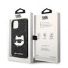 Apple iPhone 14 Plus Karl Lagerfeld dėklas Glitter Choupette Patch (KLHCP14MG2CPK) juodos spalvos