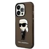 Dėklas Karl Lagerfeld KLHCP14XHNIKTCK IPHONE 14 PRO MAX 6.7 "Juodas/Juodas HARDCASE ICONIK Karl Lagerfeld