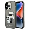 Karl Lagerfeld KLHCP14XHNKCTGK iPhone 14 Pro Max 6,7" juoda/juodas kietas dėklas IML GLIT NFT Karl&amp;Choupette