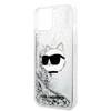 Apple iPhone 14 Plus Karl Lagerfeld dėklas Glitter Choupette Head (KLHCP14MLNCHCS) sidabrinės spalvos