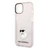Dėklas Karl Lagerfeld KLHCP14MHNCHTCP IPHONE 14 PLUS / 15 PLUS 6.7 "Rožinis / Rožinis HARDCASE IKONIK CHOUPETTE