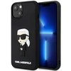 Apple iPhone 14 Plus Karl Lagerfeld dėklas Rubber Ikonik 3D (KLHCP14M3DRKINK) juodos spalvos
