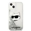 Apple iPhone 14 Plus Karl Lagerfeld dėklas Glitter Choupette Head (KLHCP14MLNCHCS) sidabrinės spalvos