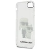 Karl Lagerfeld KLHCI8HNKCTGT Apple iPhone 7/8/SE 2020 / SE 2022 skaidrus kietas dėklas Gliter Karl&Choupette