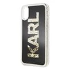 Dėklas Karl Lagerfeld Karl Logo Glitter iPhone X/Xs Case - Juodas