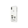 Karl Lagerfeld KLHCI65CKTR Apple iPhone Xs Maxkietas dėklas skaidrus Karl & Choupette