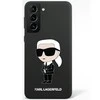 Samsung Galaxy S23 Karl Lagerfeld silikoninis dėklas Ikonik (KLHCS23SSNIKBCK) juodos spalvos