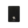 Karl Lagerfeld KLFC12OKMK Apple iPad 12.9" Pro 2021 Book dėklas planšetiniam kompiuteriui juodos spalvos Saffiano Karl Iconic