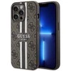 Guess GUHMP13XP4RPSW Apple iPhone 13 Pro Max 6.7″ rudos spalvos kietas dėklas 4G Printed Stripes MagSafe