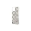 Apple iPhone 14 Karl Lagerfeld dėklas Liquid Glitter Monogram sidabrinės spalvos