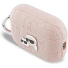 Dėklas Karl Lagerfeld Monogram Karl &amp; Choupette Head Case for AirPods Pro 3 - Rožinė