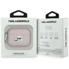 Dėklas Karl Lagerfeld Monogram Karl &amp; Choupette Head Case for AirPods Pro 3 - Rožinė