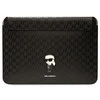 Nešiojamo kompiuterio dėklas 14" Karl Lagerfeld Saffiano Monogram Ikonik (KLCS14SAKHPKK) juodos spalvos