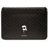 Nešiojamo kompiuterio dėklas 16" Karl Lagerfeld Saffiano Monogram Ikonik (KLCS16SAKHPKK) juodos spalvos