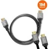 LTC Wozinsky Kabelis HDMI-HDMI (v2.1 | 8K | 1 m) juoda