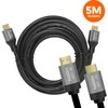 LTC Lamex HDMI-HDMI cable (v2.1 | 8K | 5 m) juodas