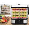 Lamex LTC 7-Tray Metal Food Dehydrator for Mushrooms and Fruit, with Ekranas, 380W