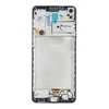 Touch LCD + jutiklinis skydelis Samsung A21S A217 GH82-22988A GH82-23089A GH82-24641A juodas rėmelis originalus