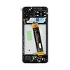 Touch LCD + jutiklinis skydelis Samsung Galaxy A13 A137 GH82-29228A GH82-29227A juodas rėmelis originalus