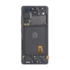Touch LCD + jutiklinis skydelis „Samsung Galaxy S20 FE 5G G781 GH82-24214A GH82-24215A“, originalus debesies tamsiai mėlynas rėmelis