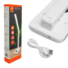 Lamex LED stalinė lempa 10W, 300045006000K, indukcinis įkrovimas, jutiklinis valdymas, reguliatorius, balta, LTC