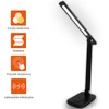 LED stalinė lempa 10W, 300045006000K, indukcinis įkrovimas, jutiklinis valdymas, reguliatorius, juoda, LTC