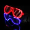 Oem LED GLOWING GLASSES Raudonas