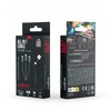 Maxlife ALLin1 kabelis USB + USB-C - Lightning + 2x USB-C 1,0 m 66W juodos spalvos