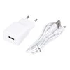 Įkroviklis buitinis Maxlife MXTC-01 FastCharging USB + microUSB (2.1A) baltas