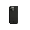 Mercedes Benz Apple iPhone 13 Pro Mercedes dėklas odinis Meshed Metal Logo (MEHCP13LMBLBK) juodos spalvos