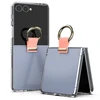 Dėklas Mercury Golden Bell Clear Case do Samsung Galaxy Z Flip8 rožinė