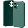 Mercury Semi-Silicone MagSafe dėklas skirtas Apple iPhone 17 žalios spalvos