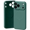 Mercury Semi-Silicone MagSafe dėklas skirtas Apple iPhone 17 Pro Max žalios spalvos