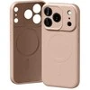 Mercury Semi-Silicone MagSafe dėklas skirtas Apple iPhone 17 Pro rožinės spalvos Sand