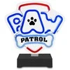 Plastrol Psi Patrol Neoninė LED lemputė su stovu Paw Patrol – logotipas OW-120146